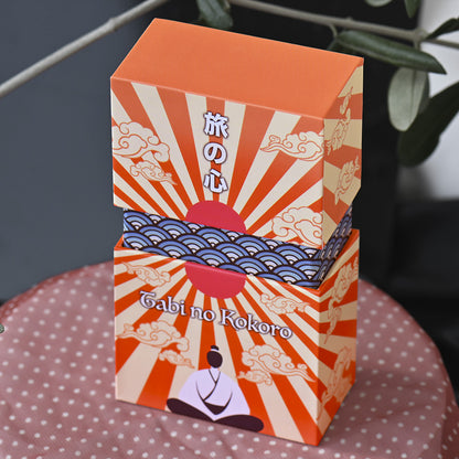 Tabi no Kokoro – A Japanese-Inspired Tarot Deck of New Beginnings (78 Cards, Foil Accents, Guidebook)