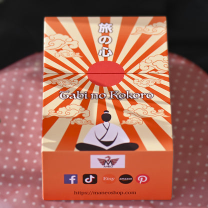Tabi no Kokoro – A Japanese-Inspired Tarot Deck of New Beginnings (78 Cards, Foil Accents, Guidebook)