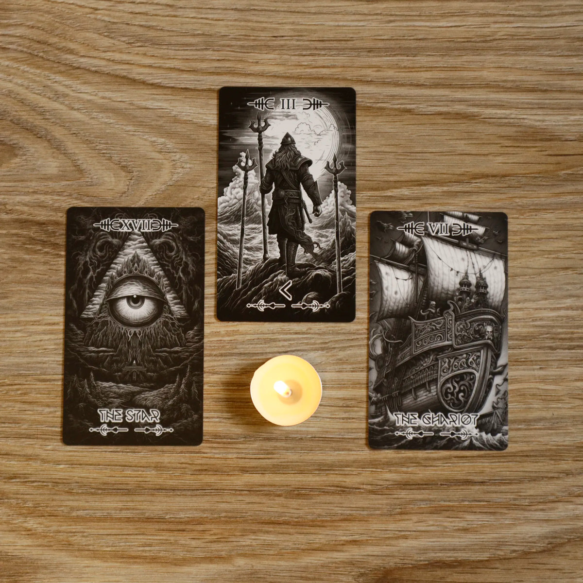 Viking Valor – Norse Mythology Tarot Deck with Rune Power (78 Cards ...