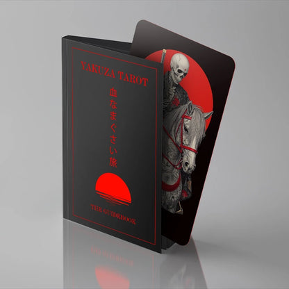 Yakuza Tarot (Tarot Rider–Waite, 81 Cards, Anti - Scratch Linen, Matte Gilded Edges, Printed Guidebook) - ManeoShop